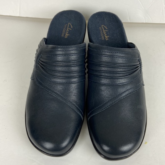 Clarks Black Bendable’s Mules Size 10M - Picture 8 of 8